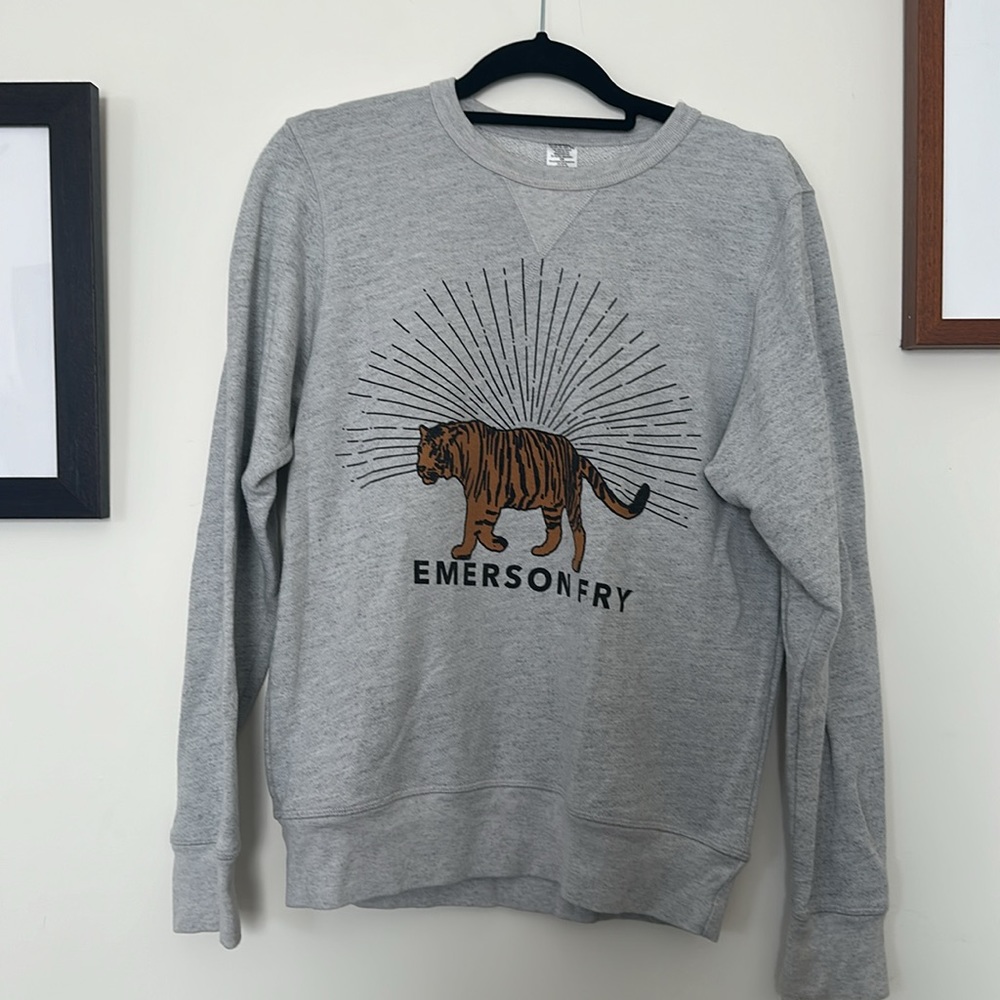 Gray Tiger Sweatshirt